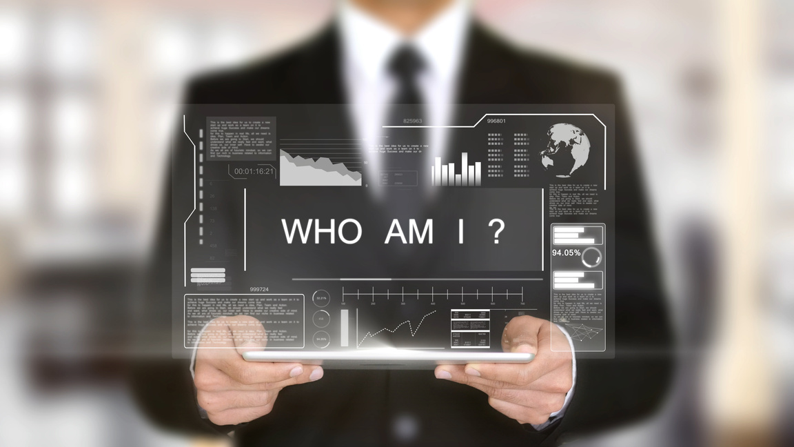Who am I ?, Hologram Futuristic Interface, Augmented Virtual Reality
